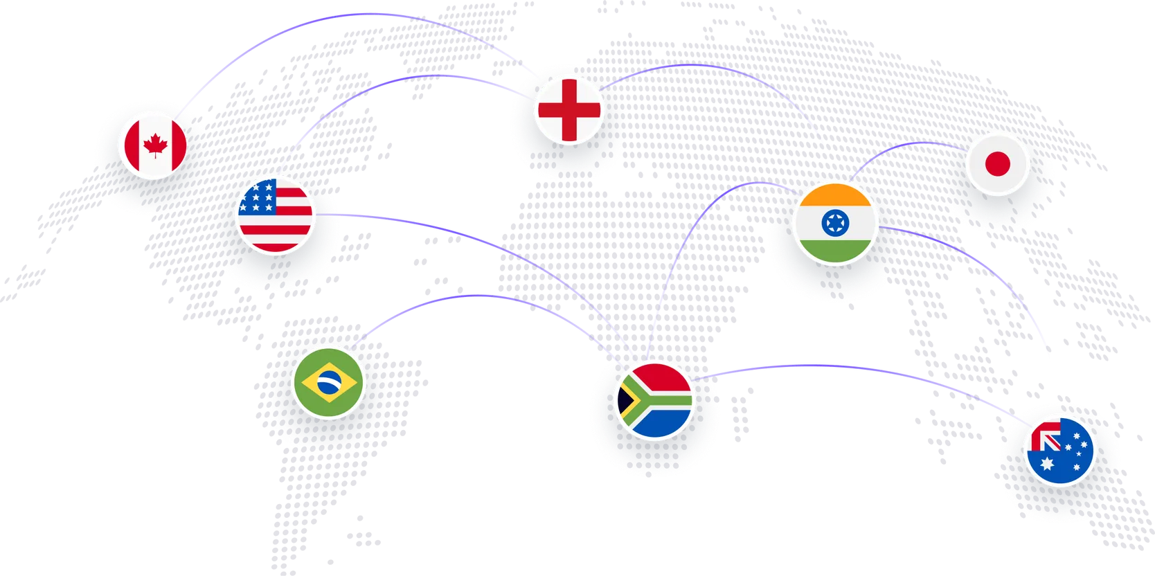 We’re **available in** over 100+ countries